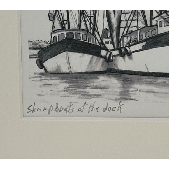 Original Pencil Signed Drawing by Gary Covell – Maritime / Nautical Artwork - Picture 3 of 10